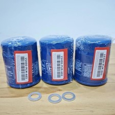3PCS with Washers For Honda Genuine Oil Filters 15400-PLM-A02 NEW SEALED USA picture