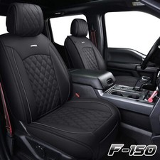 Aierxuan Car Seat Covers Full Set with Waterproof 5 pcs seat, Black picture