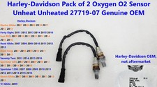 OEM Harley Davidson Pack of 2 Oxygen O2 Sensor Unheat Unheated 27719-07 Genuine picture