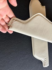 Mercury comet sunvisor beige vinyl pair lh and rh 1967 picture