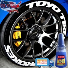 Tire Lettering Sticker TOYO TIRES PROXES 1.06'' 14''-22'' With Glue Adhesive picture