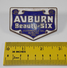 Rare 1919-1924 Auburn Beauty Six Radiator Emblem Automotive Car Hood Badge Logo picture