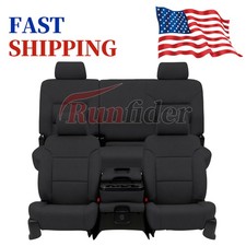 Full Set Seat Covers for Chevrolet Silverado & GMC Sierra 1500 2014-2018 picture