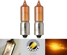 Flosser BAW9s 21W Amber 602101 Two Bulbs Front Turn Signal Light Replacement OE picture
