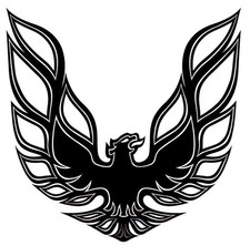 Firebird Trans AM Vintage Retro American Muscle Car Vinyl Sticker Decal Hood picture