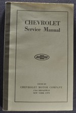 1919-1924 Chevrolet Service Manual 4-90 FB Touring Car Coach Sedan Coupe Reprint picture