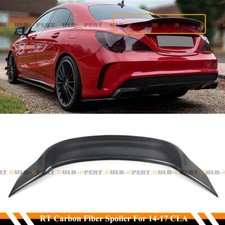 FOR 14-19 MERCEDES CLA250 CLA45 AMG W117 R STYLE CARBON FIBER TRUNK SPOILER WING picture