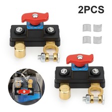 2Pcs 12V 24V Battery Disconnect Terminal Switch Kill Isolator Cut Off for Car RV picture