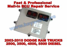 2003-2010 DODGE RAM TRUCKS 2500,3500 DIESEL ENGINE ECU,ECM, REPAIR SERVICE picture