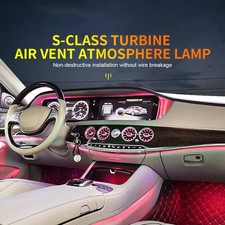 For Mercedes Benz S-Class W222 2014-2017 Air Vent 7 Colors AC Ambient Lights 8PC picture