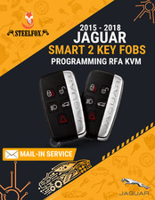 2015 - 2018 Jaguar Smart 2 key fobs Programming RFA KVM Mail-in Service picture