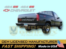 1990 1991 Chevrolet 1500 Truck 454 SS Bed Side & Tailgate Decals & Stripes Kit picture