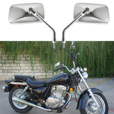 Pair M10 Chrome Motorcycle Side Mirrors M10 For Suzuki GZ250 GZ 250 TU250 X picture