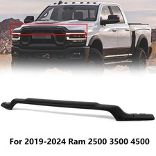 For 2019-2024 Ram 2500 3500 4500 Front Upper Grille Molding Trims Matte Black picture