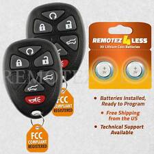 2x Keyless Entry Remote Control Key Fob for OUC60270 2007-2014 TAHOE CHEVY GMC picture
