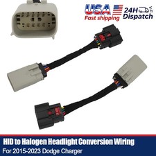 For 2015-2023 Dodge Charger HID to Halogen Headlight Conversion Wiring Harness picture