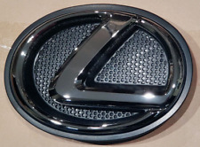New Black Chrome Emblem Fits Lexus IS250 IS350 Front Grille Base 2014 15 16 17 picture