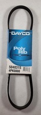 Serpentine Drive Belt Dayco 5040315 OEM 4PK0800 Poly Rib Quiet Design USA picture