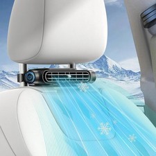 Mini Car mounted Seat Back Cooling Fan Portable 3 Speed Headrest Silent Cooler picture