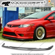For 06-11 Honda Civic Coupe FG1 FG2 S204 Style Front Bumper Lip Chin Spoiler PU picture