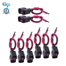 8pcs Fuel Injector Connectors for Ford 6 EV14 USCAR Pigtail Socket Plug Wires picture