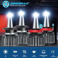 8/6/4-sides H11 H7 LED Headlight Bulb Kit High Low Beam 6000K White Super Bright picture