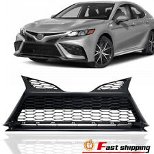 Fit 2021-2023 Toyota Camry SE XSE Front Lower Grille W/O Sensor Hole Gloss Black picture
