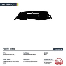 Cubierta De Tablero Para 2007-2013 Chevy Silverado Sierra Con Doble Guantera picture