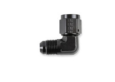 Earls AN-16 90° Male to Female Swivel Aluminum Adapter Black picture