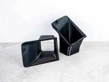 PAIR  BMW E30 Valence Bumper Front Air Duct Brake Bottom Cover Intake Scoop (1x) picture