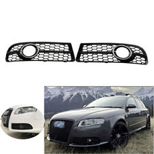 For Audi A4 B7 S-Line 05-08 Chrome Trim Honeycomb Fog Light Grille Open Mesh picture