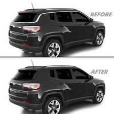 Chrome Delete Blackout Vinyl for 2017-25 Jeep Compass Window Trim picture