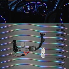 RGB Halo Kits Dodge Charger Interior Trim Light Kit Doors + Dash + Console picture