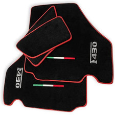 Floor Mats For Ferrari F430 2004-2009 Black Tailored Carpets picture