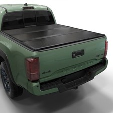 Hard Folding Truck Bed Tonneau Cover |HTF022|Fits 16-26 Toyota Tacoma 6' 2