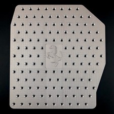 FERRARI 348/355 ALUMINUM PASSENGER DEAD PEDAL/FOOTREST W/CAVALLINO picture