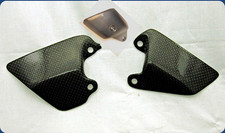 Ducati 748, 916, 996, 998 Front Heel Plates 24gr 100% Carbon Fiber Exhaust Guard picture