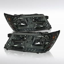 Fit 2009-2020 Dodge Journey Smoke Headlights Headlamps Assembly Left+Right 09-20 picture