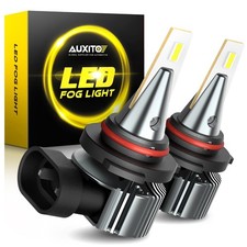 AUXITO H10 9140 LED Fog Light Bulbs White 6500K Bright Car DRL Driving Lamp picture