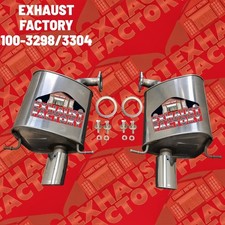 LEFT & RIGHT SIDE MUFFLER FITS 2019-2025 SUBARU ASCENT 2.4L ENG STAINLESS STEEL picture