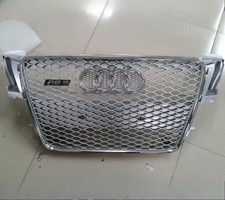 For Audi A5 S5 B8 RS5 Style Front SLIVER Honeycomb Mesh Grille GRILL 2008-2012 picture