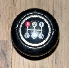 porsche 911 912 shifter knob dog leg shift pattern 1967-71 LEATHER BLACK picture