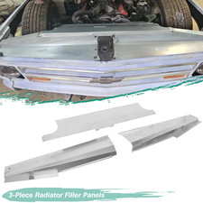 For 1969-1972 Chevy/GMC C10 Radiator Filler Panels Smooth Steel 3-Piece Kit New picture