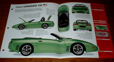 1994 CALLAWAY CAMARO C8 CONVERTIBLE SPEC SHEET BROCHURE PHOTO 94 95 96 97 picture