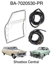 1952 1953 1954 Ford Two Door Sedan Door Seals Rubber Weatherstripping picture