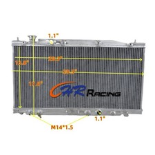 3ROW Aluminum Radiator For 2009-2014 Honda Fit 1.5L L4 2010 2011 2012 2013 picture