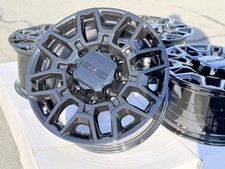 18x9 Set Of 4 Rims Gloss Black Wheels GMC Sierra 2500HD 3500HD 2011-2026 8x180 picture