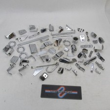 Huge Mixed Lot Harley Davidson & Aftermarket Chrome Hardware Bracket Mounts picture