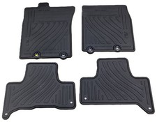 Genuine Toyota FJ Cruiser Front & Rear Rubber All Weather Mats 4PC Black PT206-3 picture