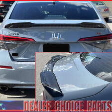 Spoiler Wing for 2022-2024 Honda Civic 4Dr Sedan Si Style PAINTED GLOSS BLACK picture